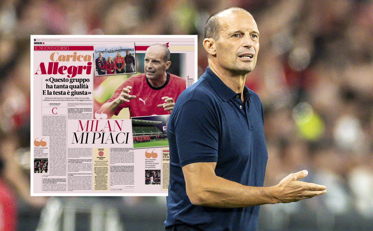 AC Milan head coach Massimiliano Allegri