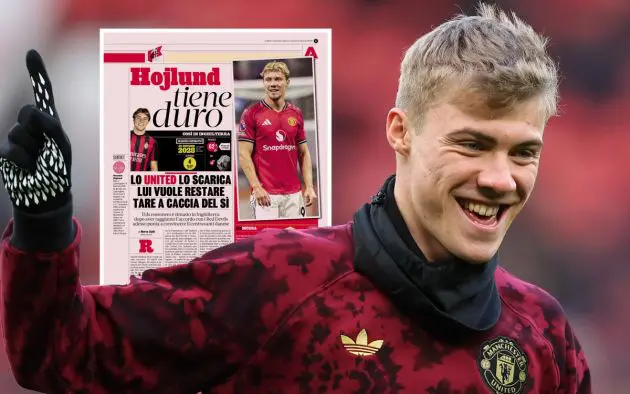 Rasmus Hojlund of Manchester United