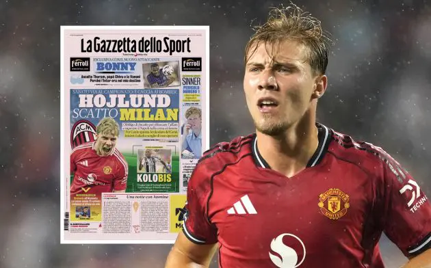 Rasmus Hojlund of Manchester United