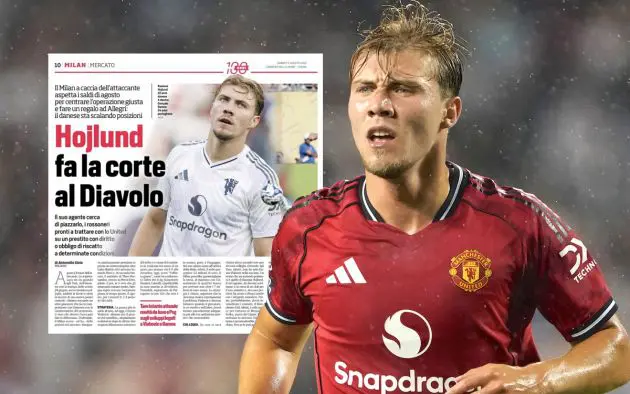 Rasmus Hojlund of Manchester United