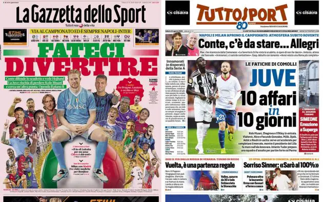 Papers italy aug 23 2025