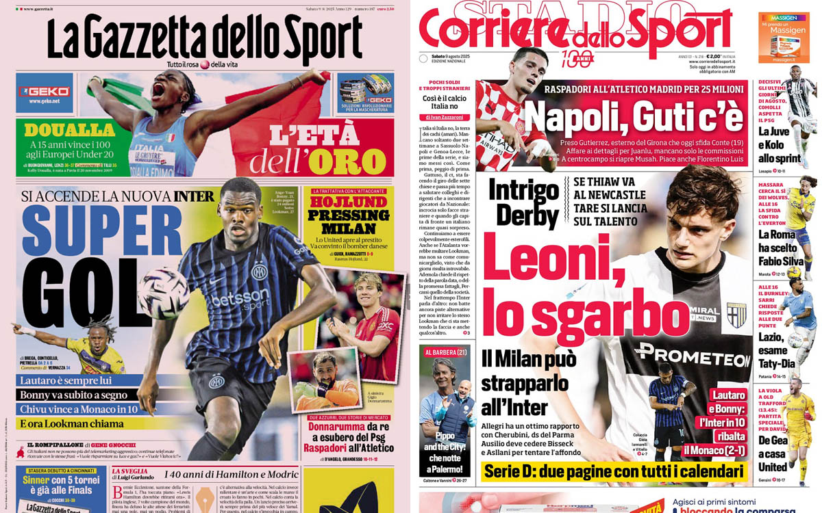 Gallery: ‘Hojlund, Milan pushing’, ‘Snatch Leoni’ – Today’s front pages in Italy