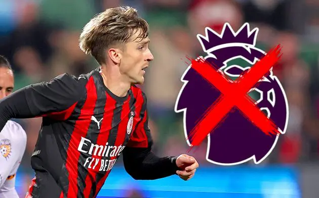 Alexis Saelemaekers of AC Milan
