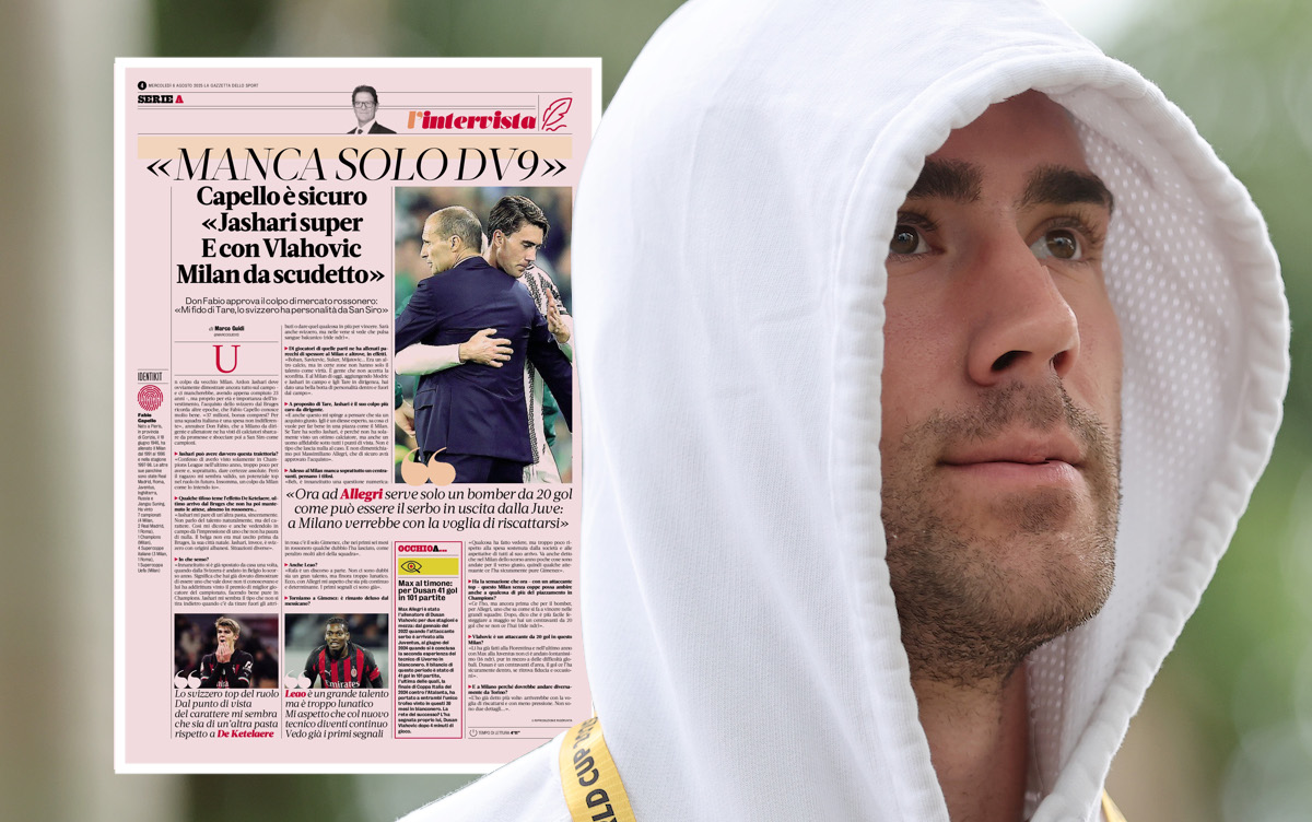 Capello discusses advantages of Jashari’s ‘Balkan blood’ and why Vlahovic would complete Milan