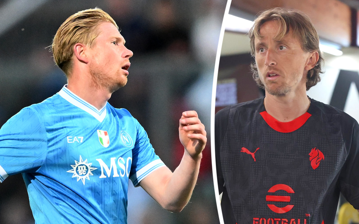 De Bruyne looks ahead to Modric battle and names Milan among Napoli’s title rivals