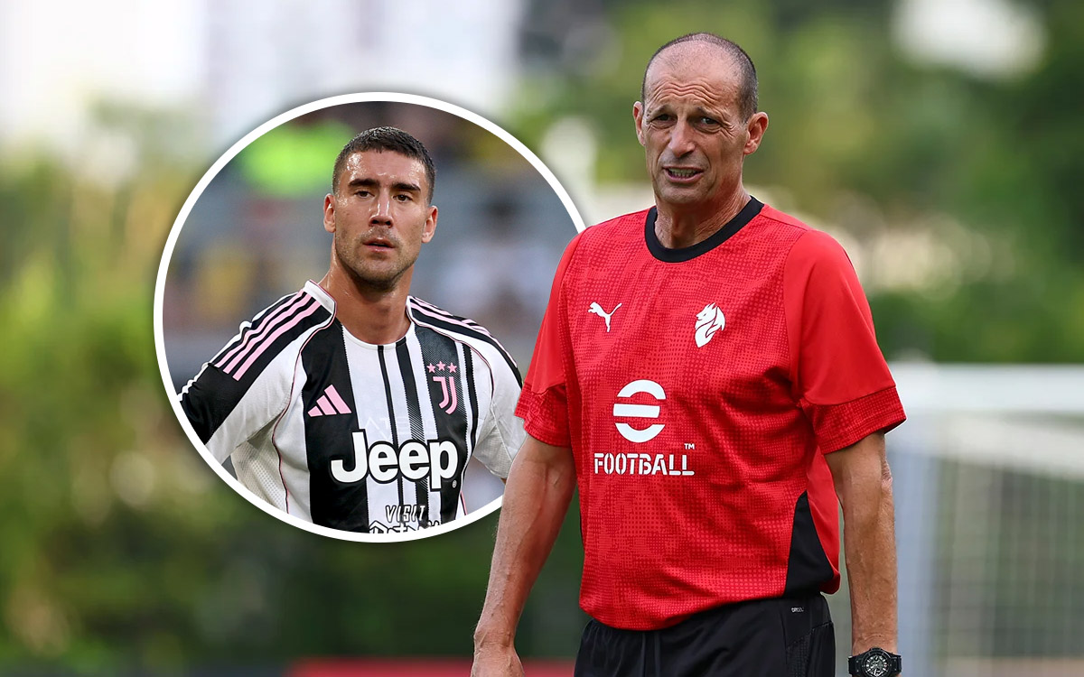 Vlahovic and Allegri