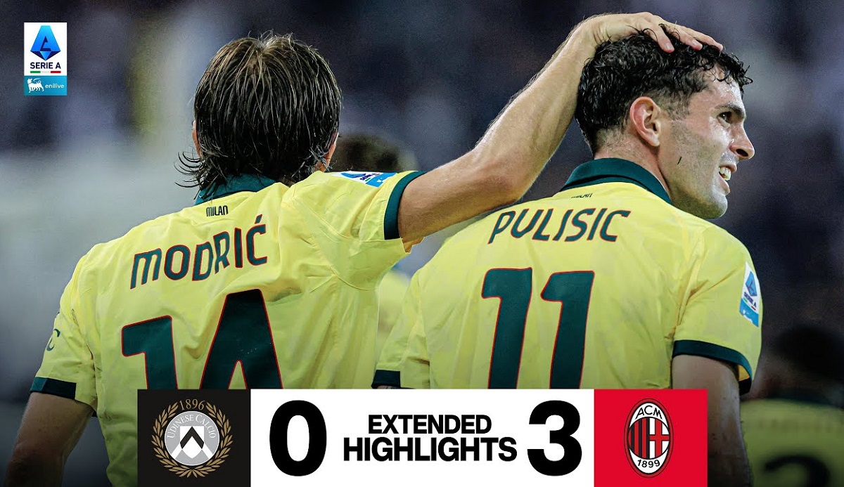 Watch: Extended highlights as Milan clinch dominant win against Udinese