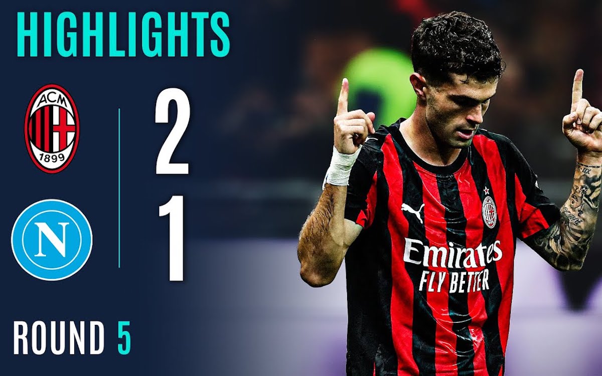Watch: Saelemaekers and Pulisic score as Milan beat Napoli – the highlights