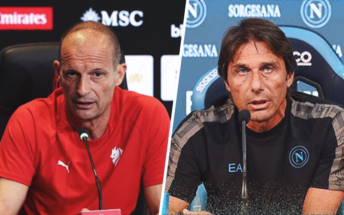 GdS: The dictionaries of Allegri and Conte ahead of first meeting in 12 years