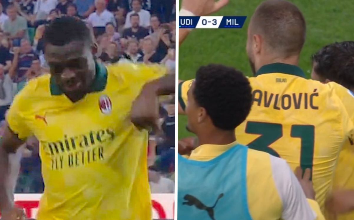 Watch: Fofana and Pulisic score twice in quick succession to put Milan 3-0 up vs. Udinese