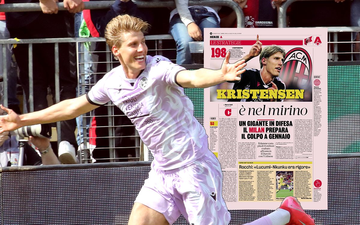 GdS: Milan hope to scout Serie A leader in person – the plan for Udinese