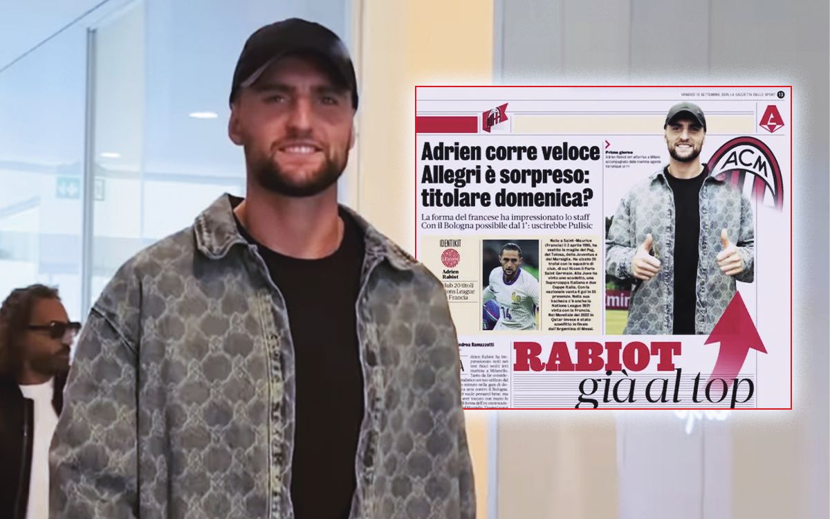 GdS: Rabiot could start vs. Bologna after ‘precedent’ was set at Milanello