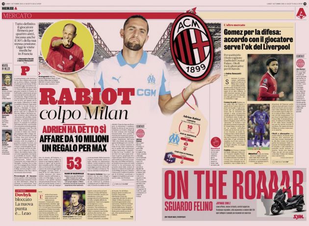 GdS: 'The new striker is Leao' - Allegri forced to adapt without ...
