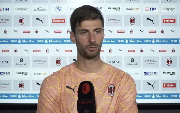 matteo gabbia milan tv
