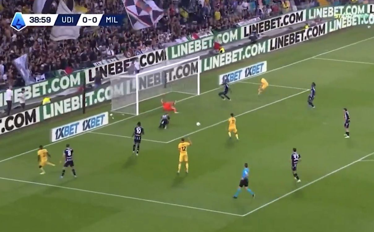 Watch: Talisman Pulisic opens scoring for Milan against Udinese with thumping finish