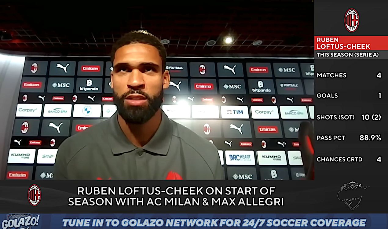 Loftus-Cheek discusses biggest change under Allegri, playing with Modric and Milan’s aims