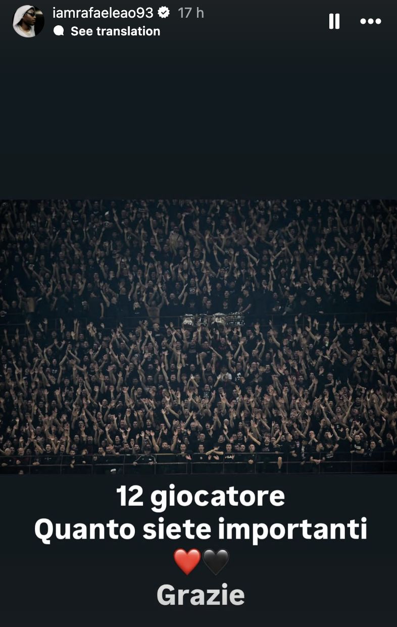 Leao Instagram Napoli