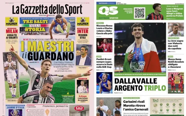 front pages 20 september