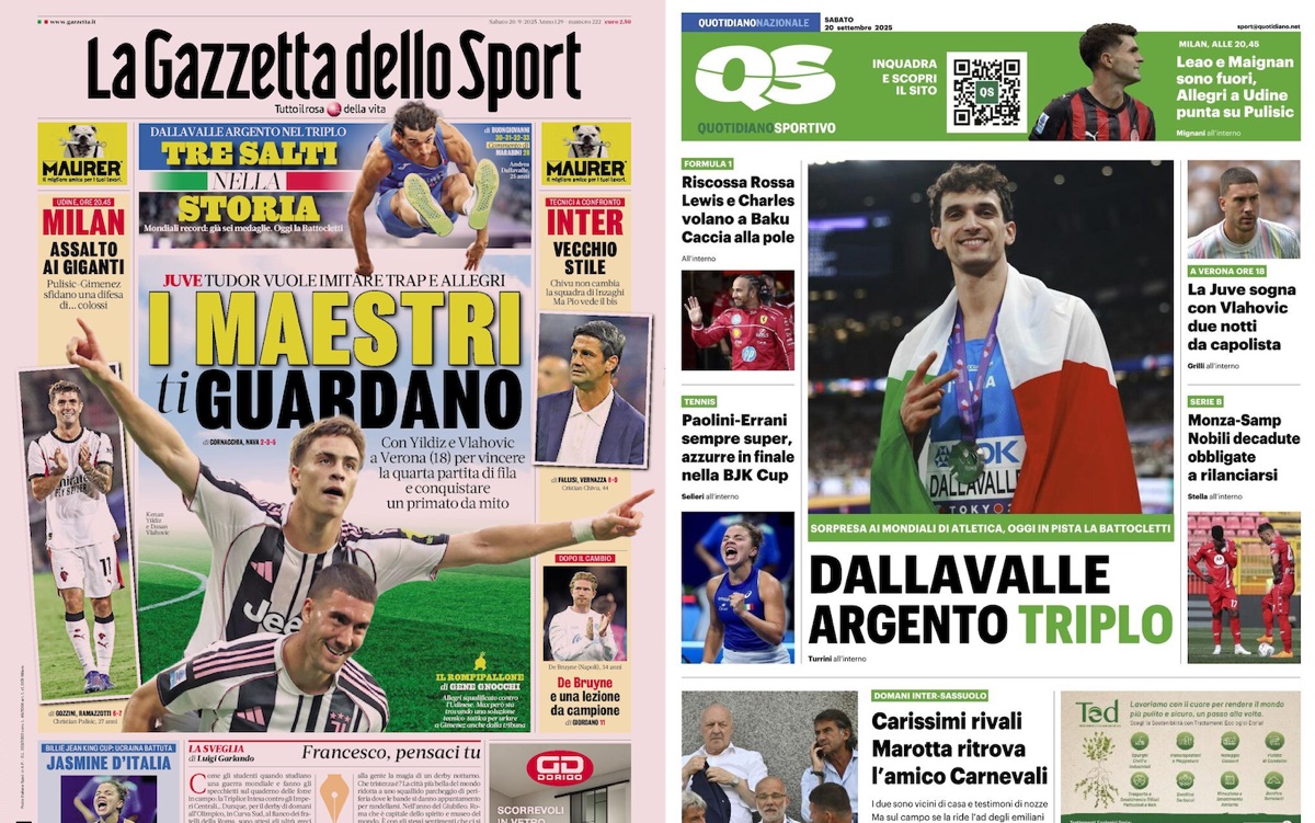 Gallery: ‘Pressure already at the Max’, ‘Assault on the giants’ – Today’s front pages in Italy
