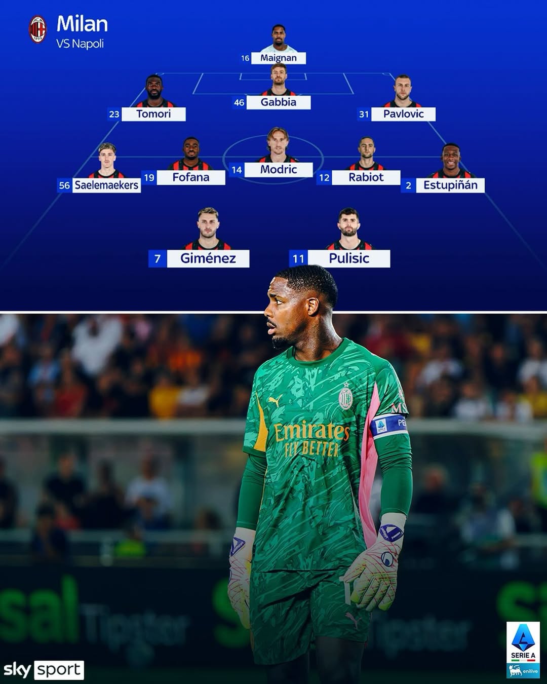 sky predicted milan xi napoli