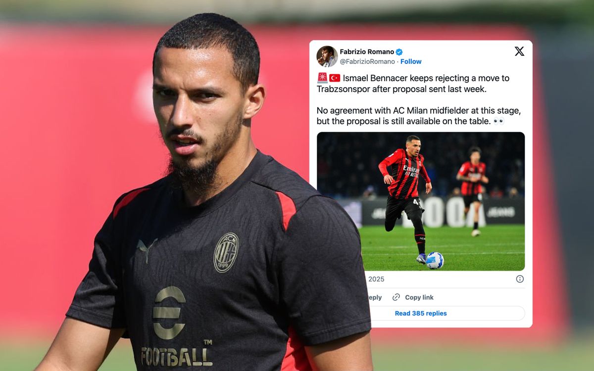 Romano: Bennacer ‘keeps rejecting’ Trabzonspor but offer is still ‘on the table’