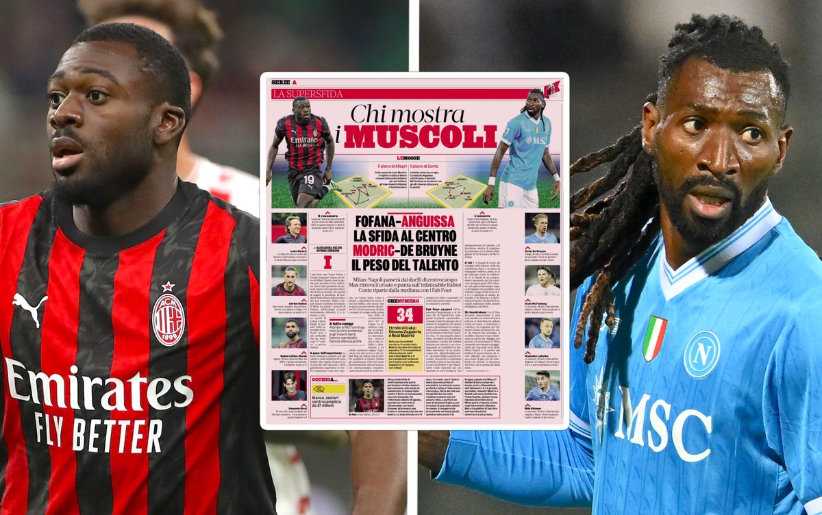 GdS: Brains and brawn vs. the ‘Fab Four’ – how the midfield battle could decide Milan-Napoli