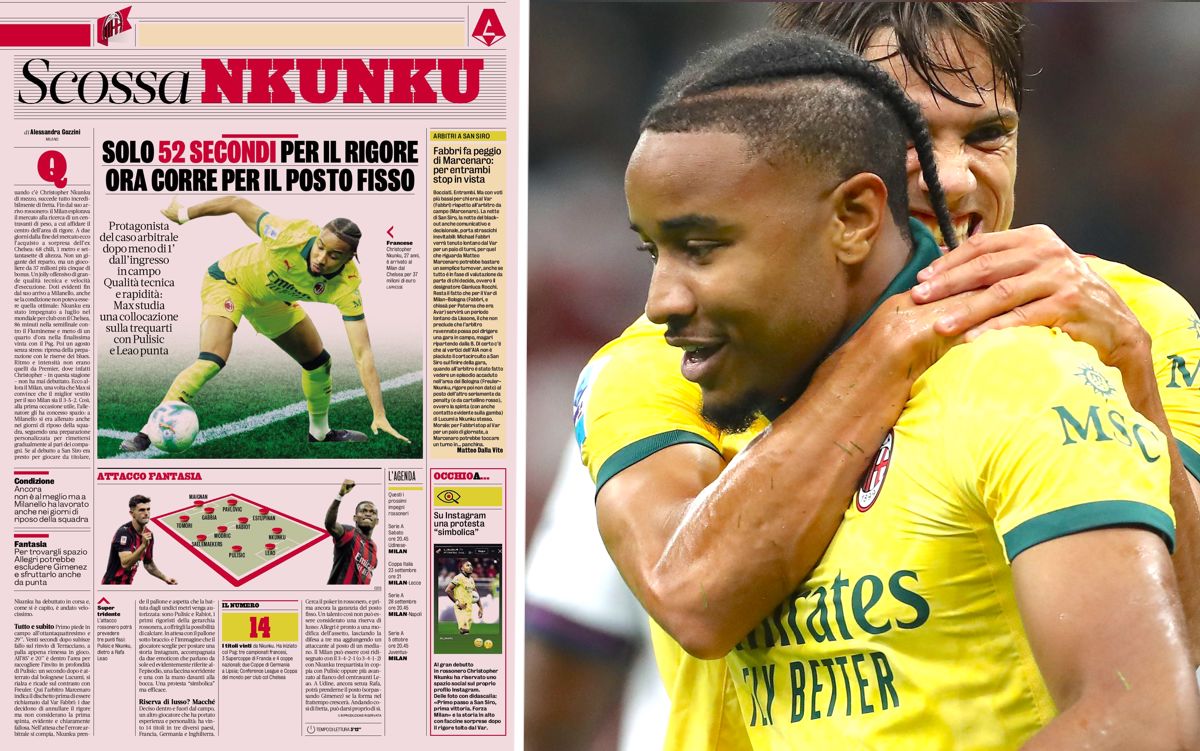 GdS: Nkunku makes instant impression – how Allegri could remodel Milan to fit him in