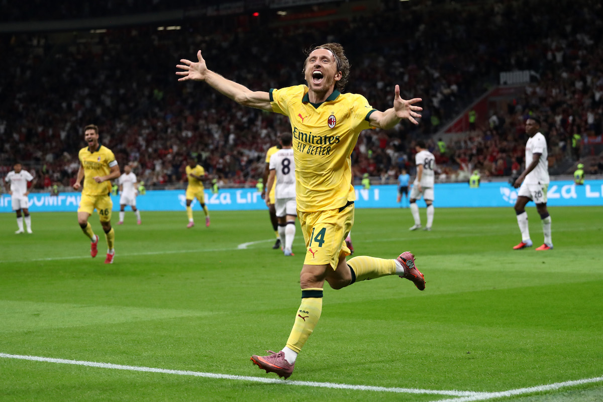Luka Modric of AC Milan