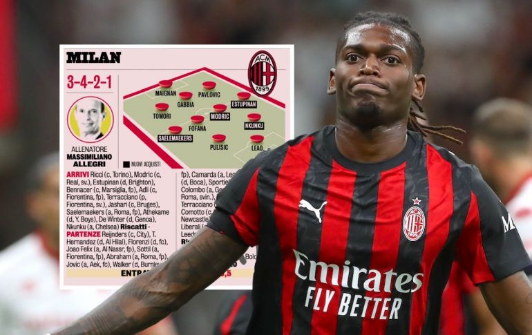 GdS: 'The new striker is Leao' - Allegri forced to adapt without ...