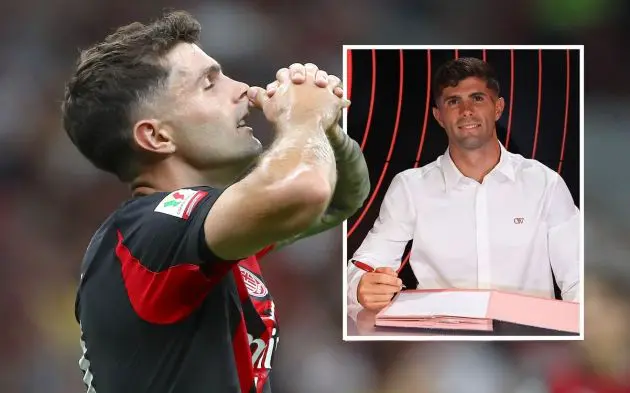 Christian Pulisic of AC Milan