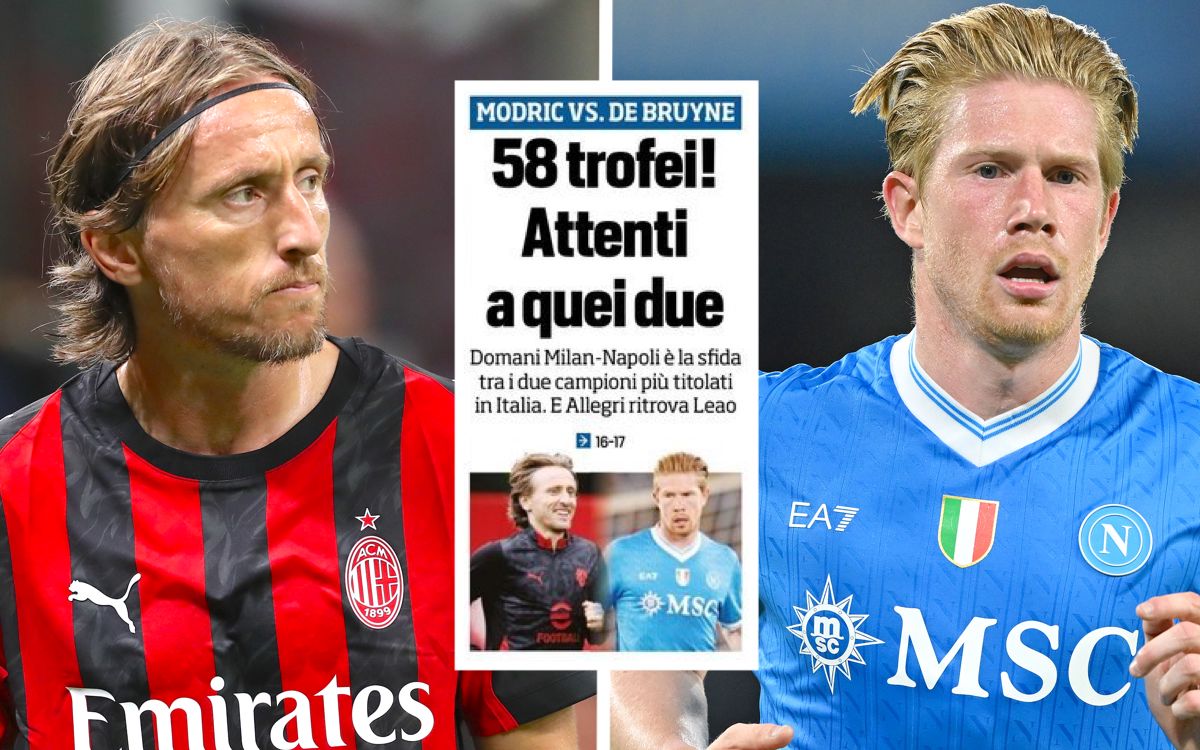 Tuttosport: 58 trophies combined – Modric vs. De Bruyne a big Milan-Napoli sub-plot