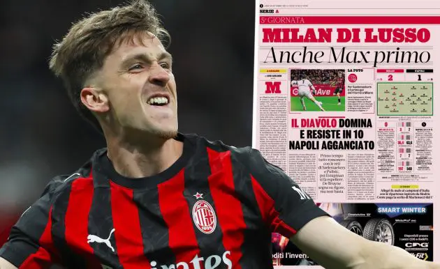 Alexis Saelemaekers of AC Milan