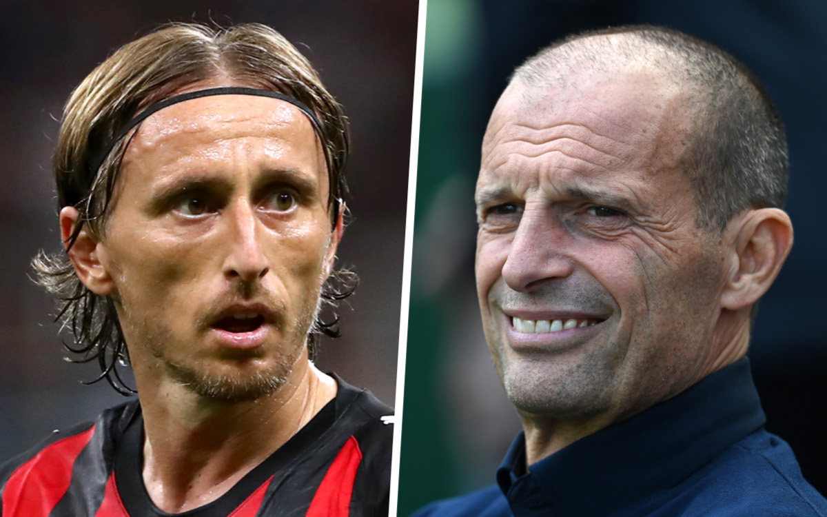 Luka Modric of AC Milan allegri