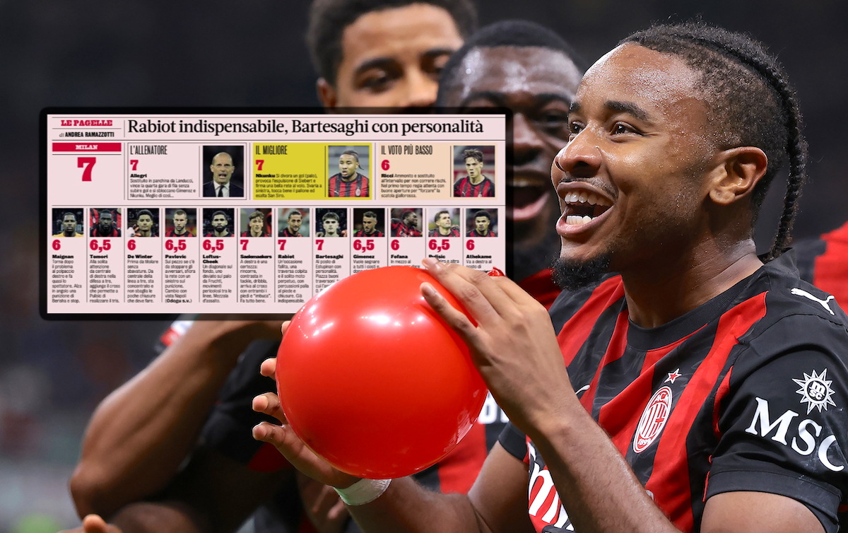 Praise shared around after dominance: Player ratings for Milan-Lecce from Italian papers