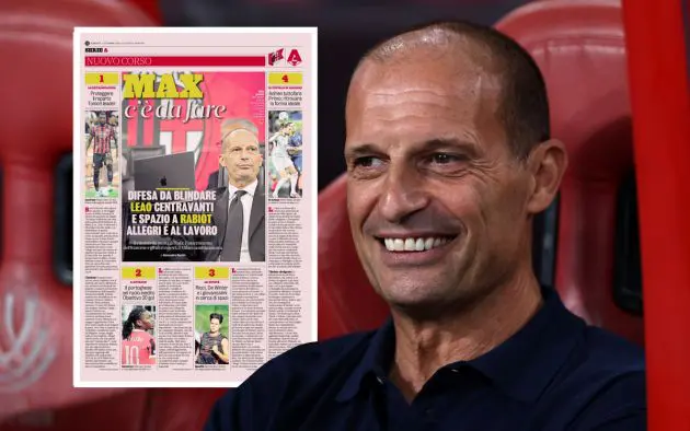 Massimiliano Allegri, Head Coach of AC Milan