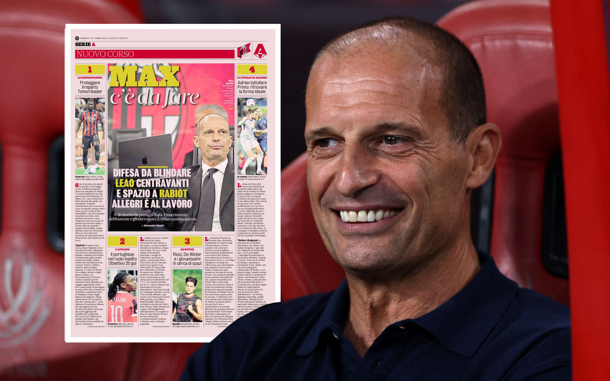 GdS: Defence to attack – the four pillars Allegri wants to build Milan around