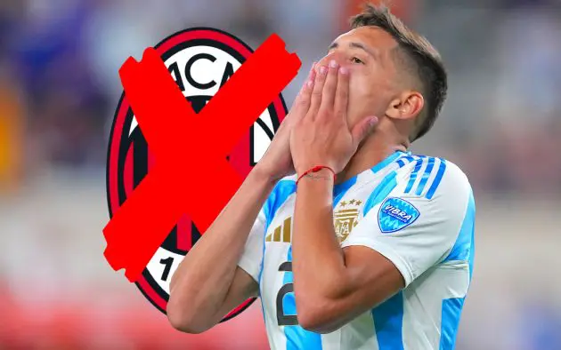 Nahuel Molina of Argentina