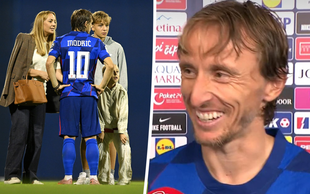 Modric comments on future with Croatia, birthday ‘surprise’ and upcoming derby vs. Sucic