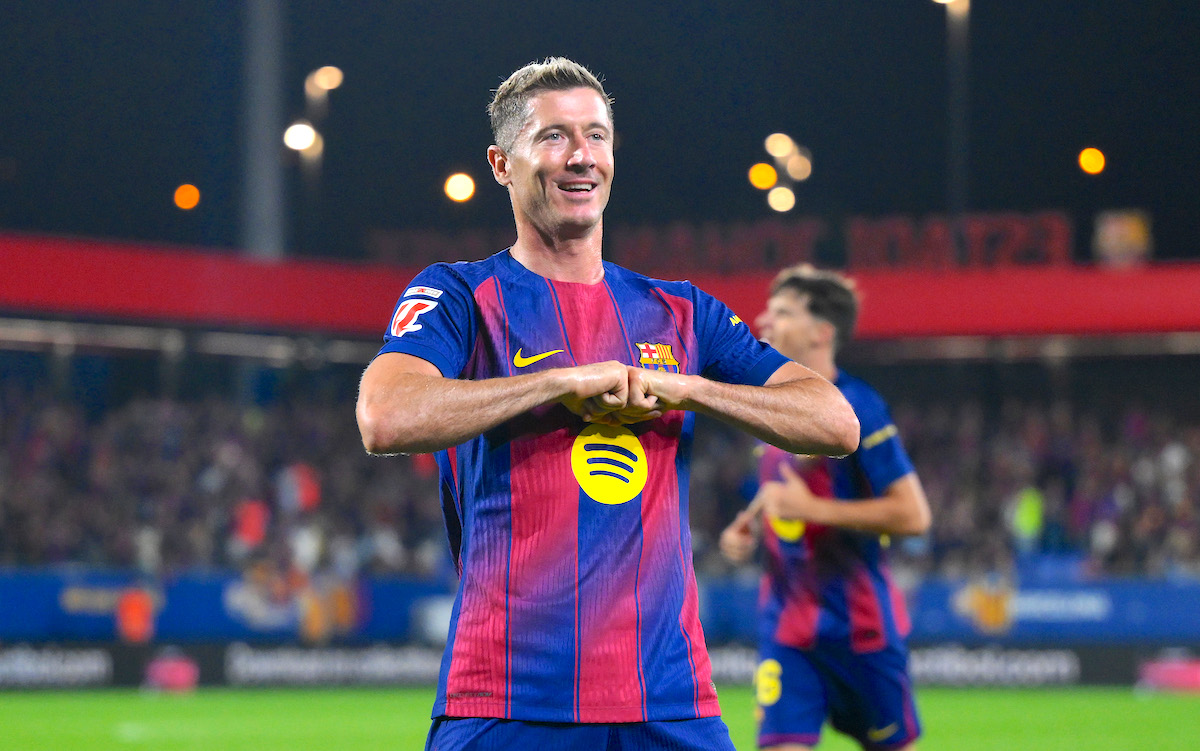 Robert Lewandowski of FC Barcelona
