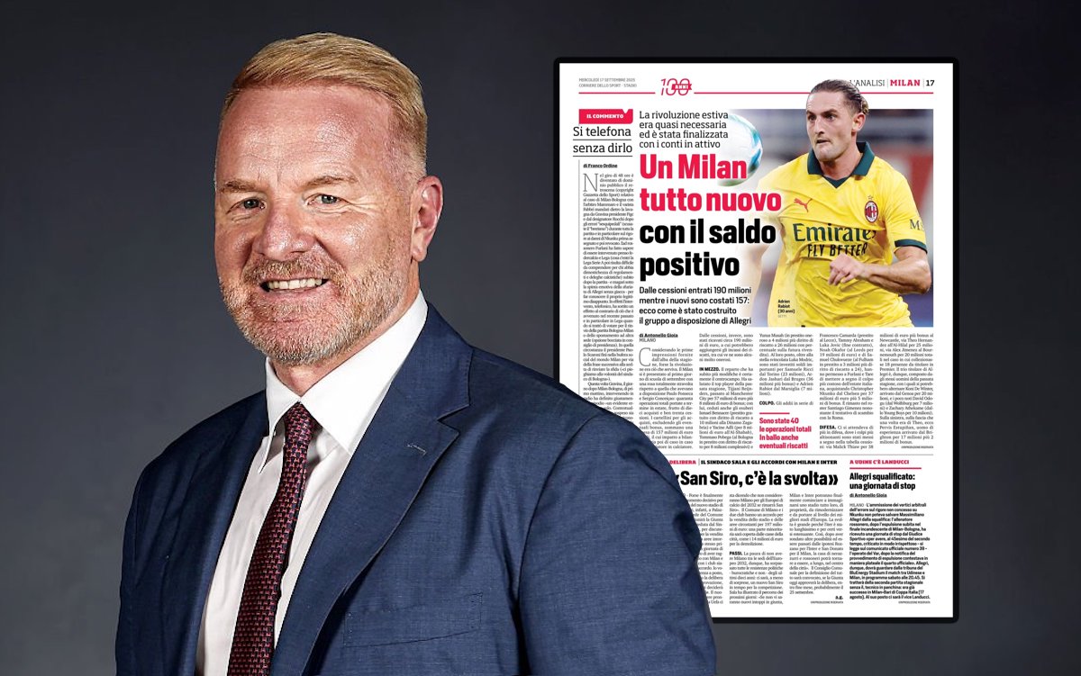 CorSport: ‘A brand new Milan’ – how Tare overhauled the squad while generating profit