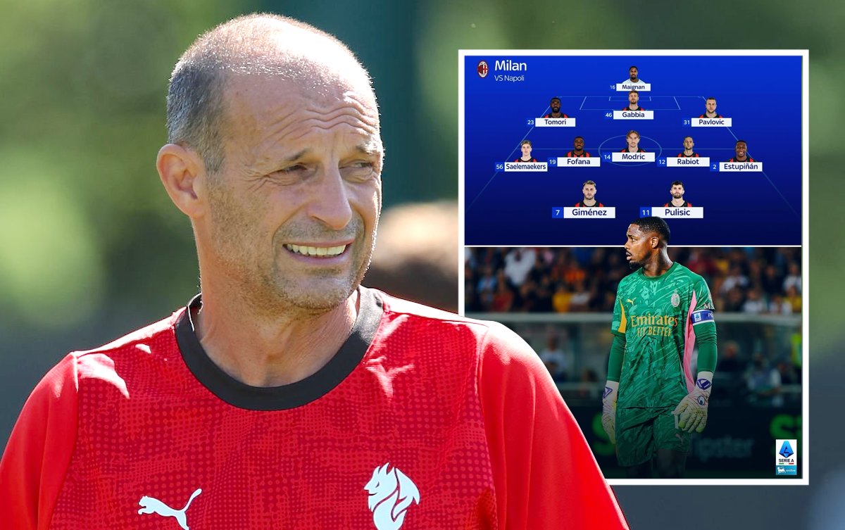 Head coach AC Milan Massimiliano Allegri
