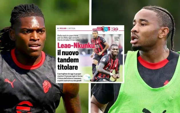 Rafael Leao nkunku AC Milan