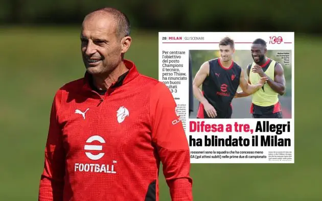 Head coach AC Milan Massimiliano Allegri