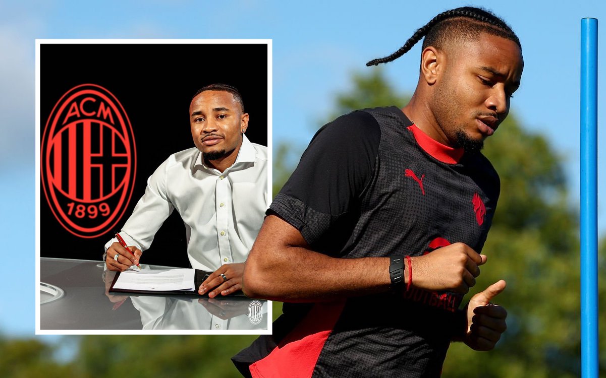 Christopher Nkunku of AC Milan