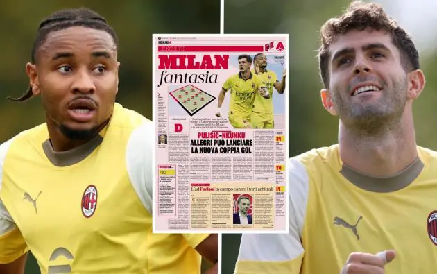 Christopher Nkunku christian pulisic AC Milan