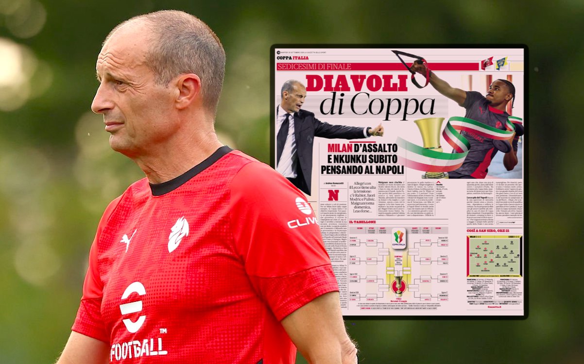 GdS: ‘Cup devils’ – why Allegri is opting for limited rotation against Lecce