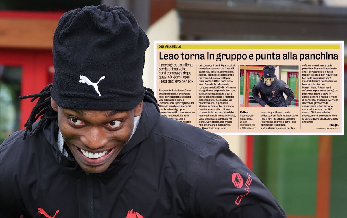 GdS: Milan given huge Leao boost ahead of big game – the plan for Napoli