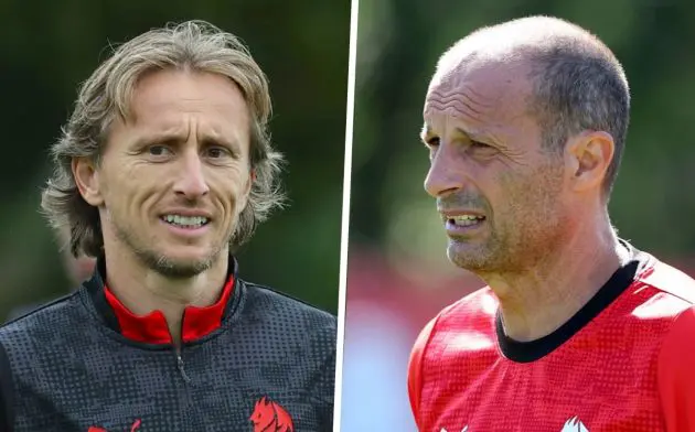 Luka Modric of AC Milan allegri