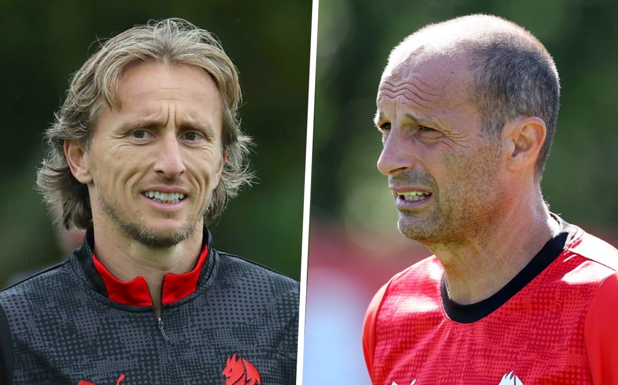 Luka Modric of AC Milan allegri