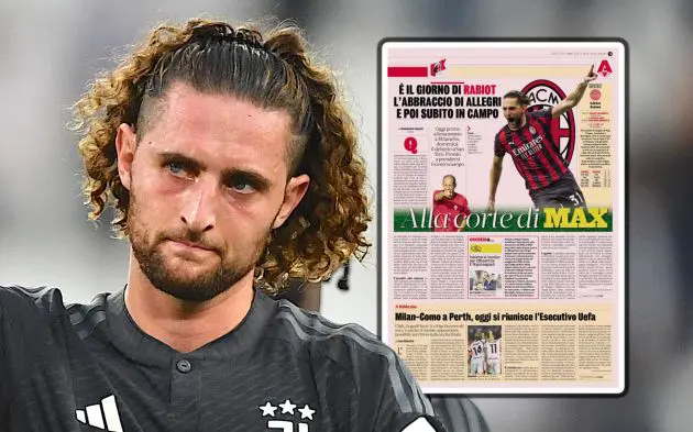Adrien Rabiot of Juventus